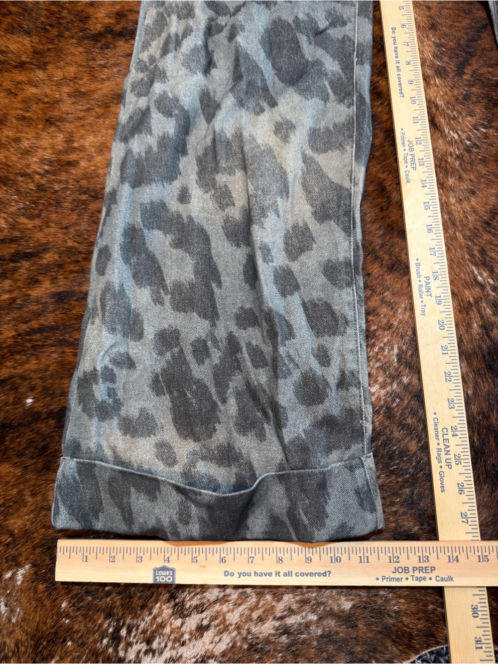 New Anthropologie The Leon Double Hem High-Rise Wide-Leg Cuffed Jeans by Pilcro: - Picture 3 of 10